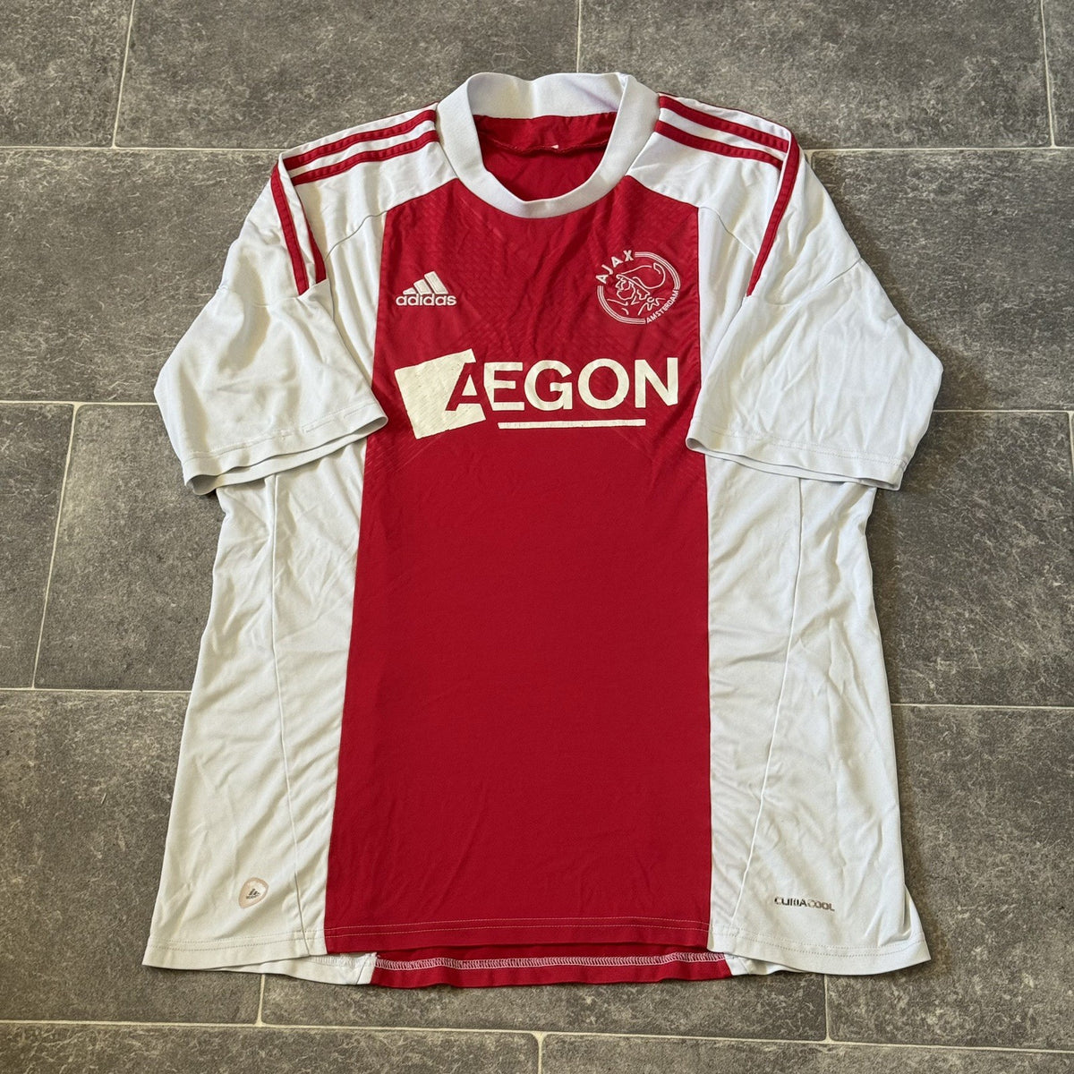 Ajax Amsterdam 2010/2011 Home Shirt Adidas  Size Large Adults Used
