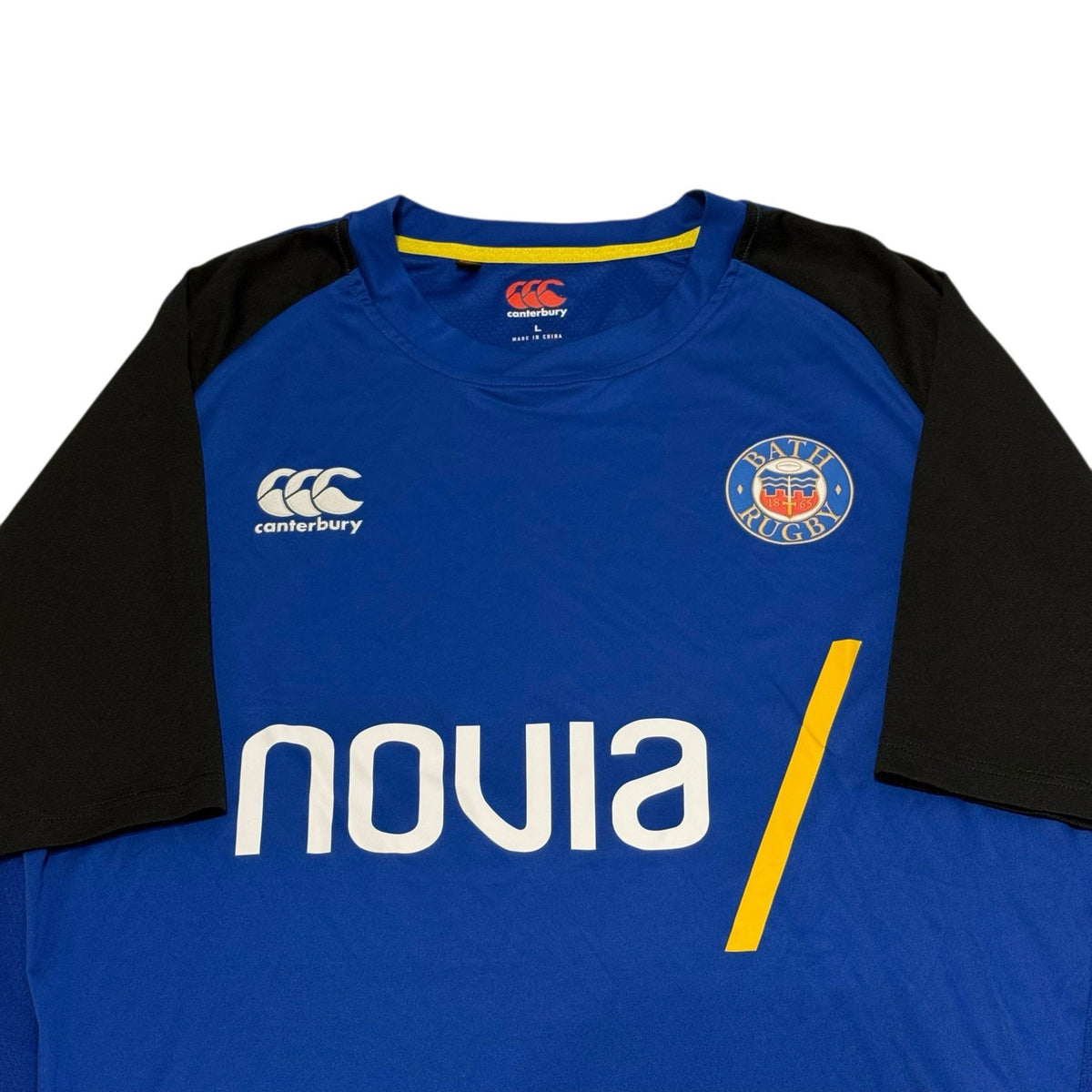 Bath Rugby Training Jersey Fan Rugby Shirt Blue Canterbury Mens Size Large