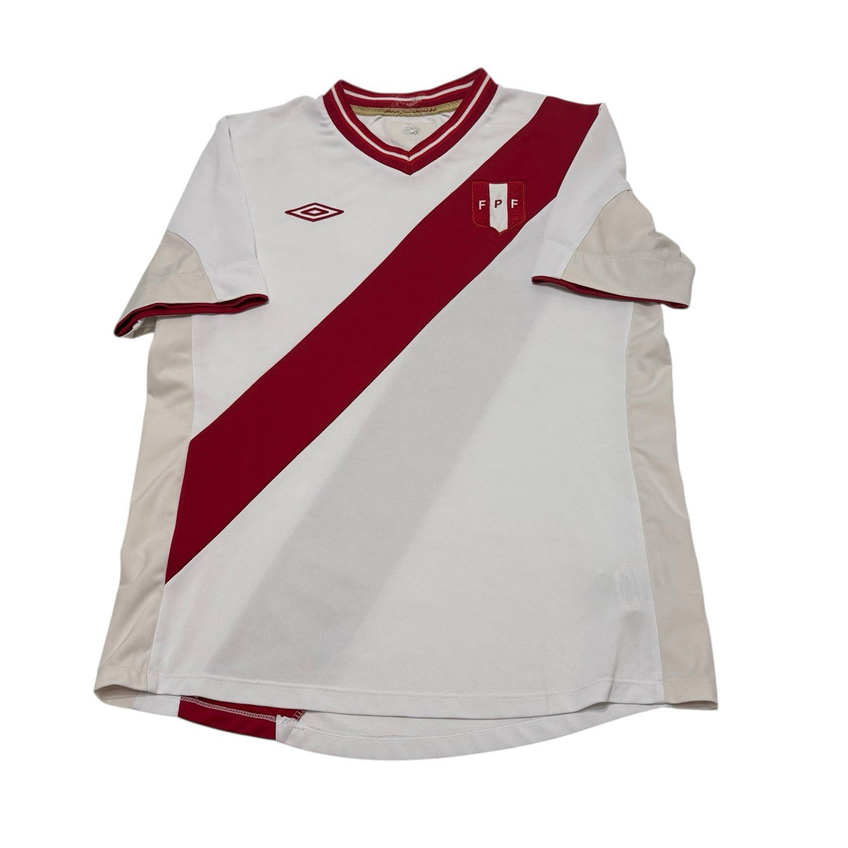 Peru Home Shirt 2012-2014 Umbro Size L Large