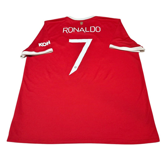 Manchester United Shirt Ronaldo 7 Home Kit 2021 2022 Adidas Jersey Size 2XL