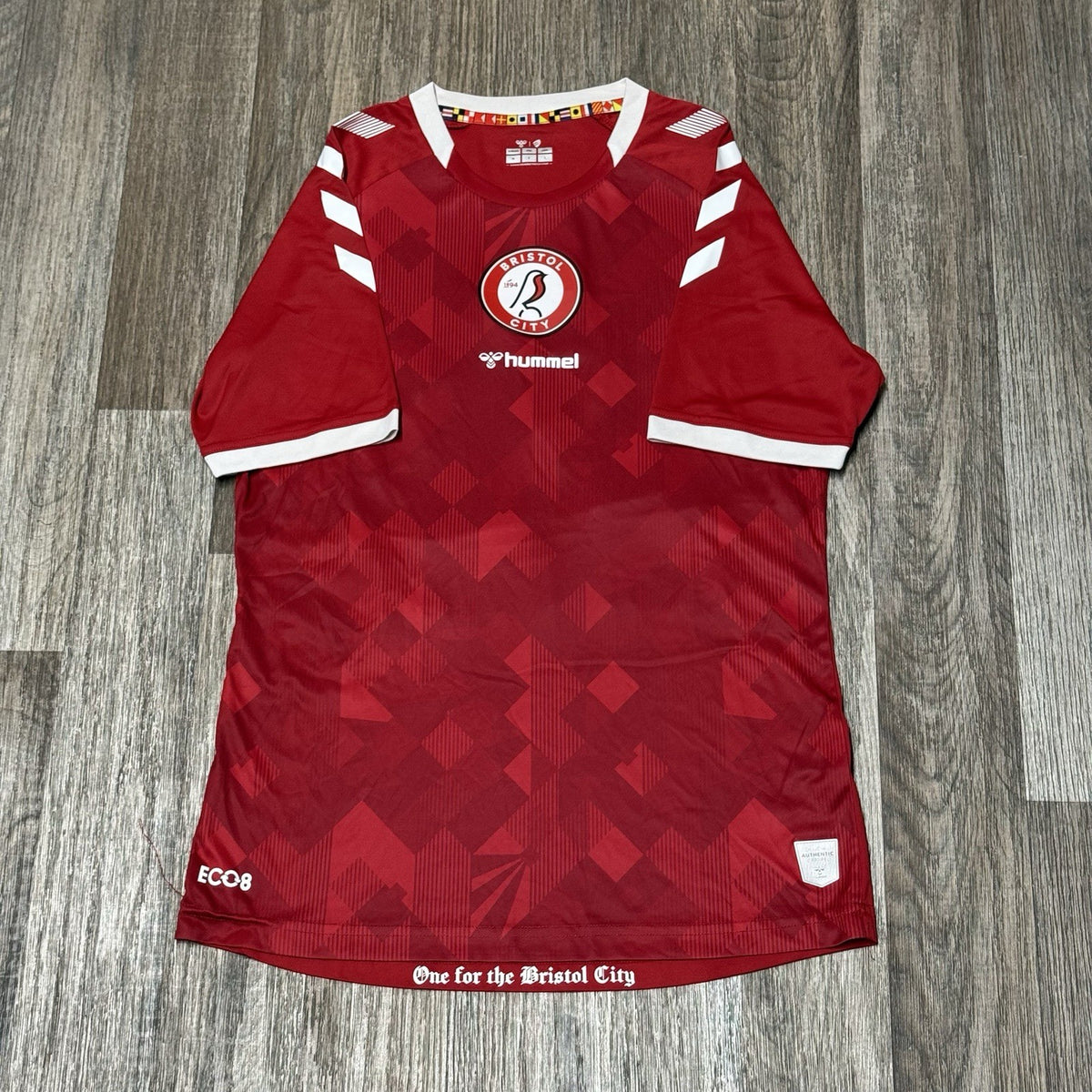 Original Bristol City Home Shirt 2021/22 Men’s Medium Number 22 Hummel