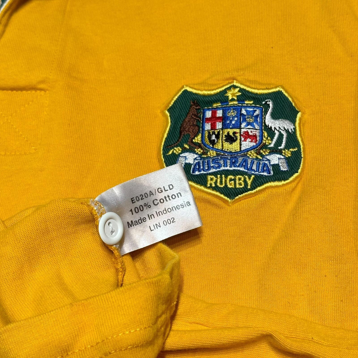 Vintage 90s Australia Rugby Shirt Cotton Traders Mens Medium Wallabies