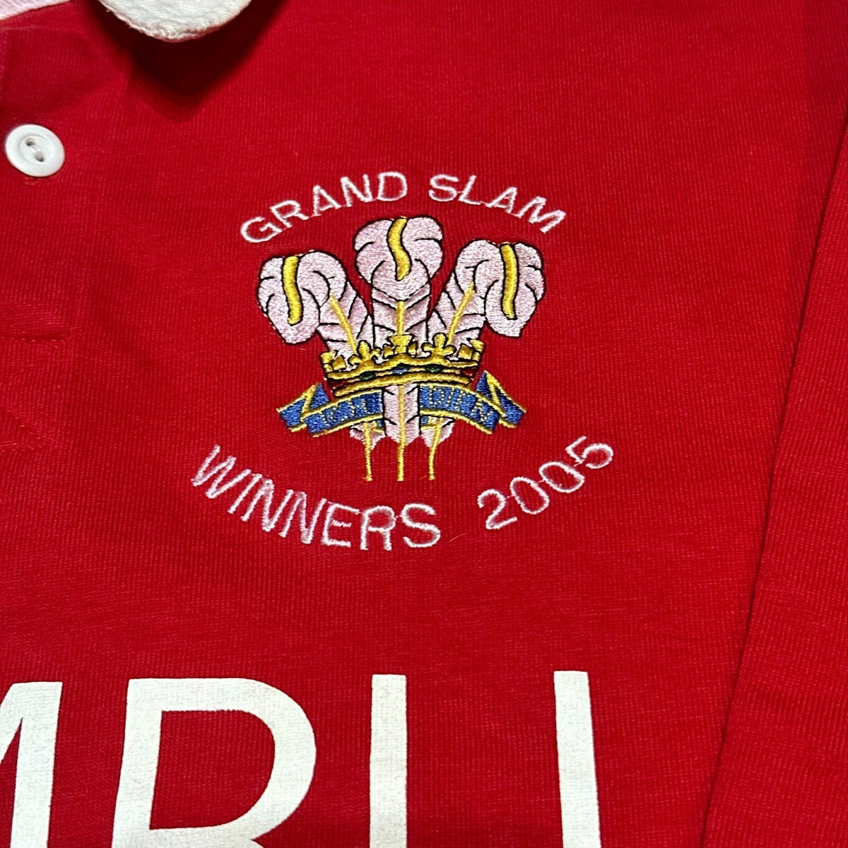 Kooga Wales Rugby Shirt Mens XL 2005 Grand Slam WRU Cymru Union