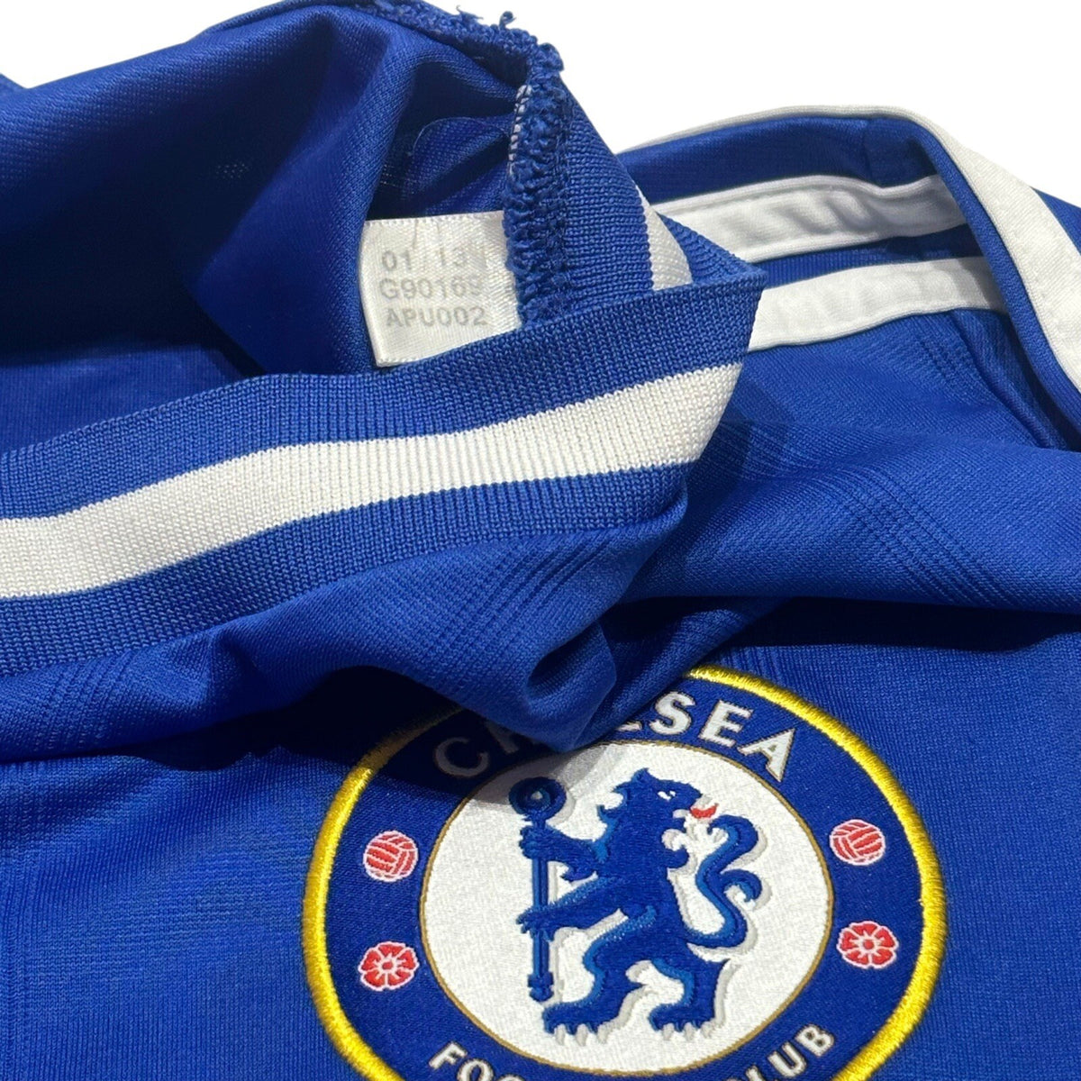 CHELSEA 2013/2014 HOME FOOTBALL SHIRT #22 WILLIAN SIZE S LONGSLEEVE