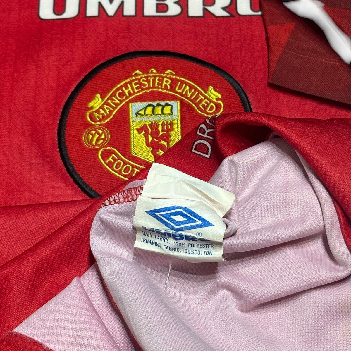 Manchester United 1996-1998 Home Shirt Medium Adult #10 Sherringham