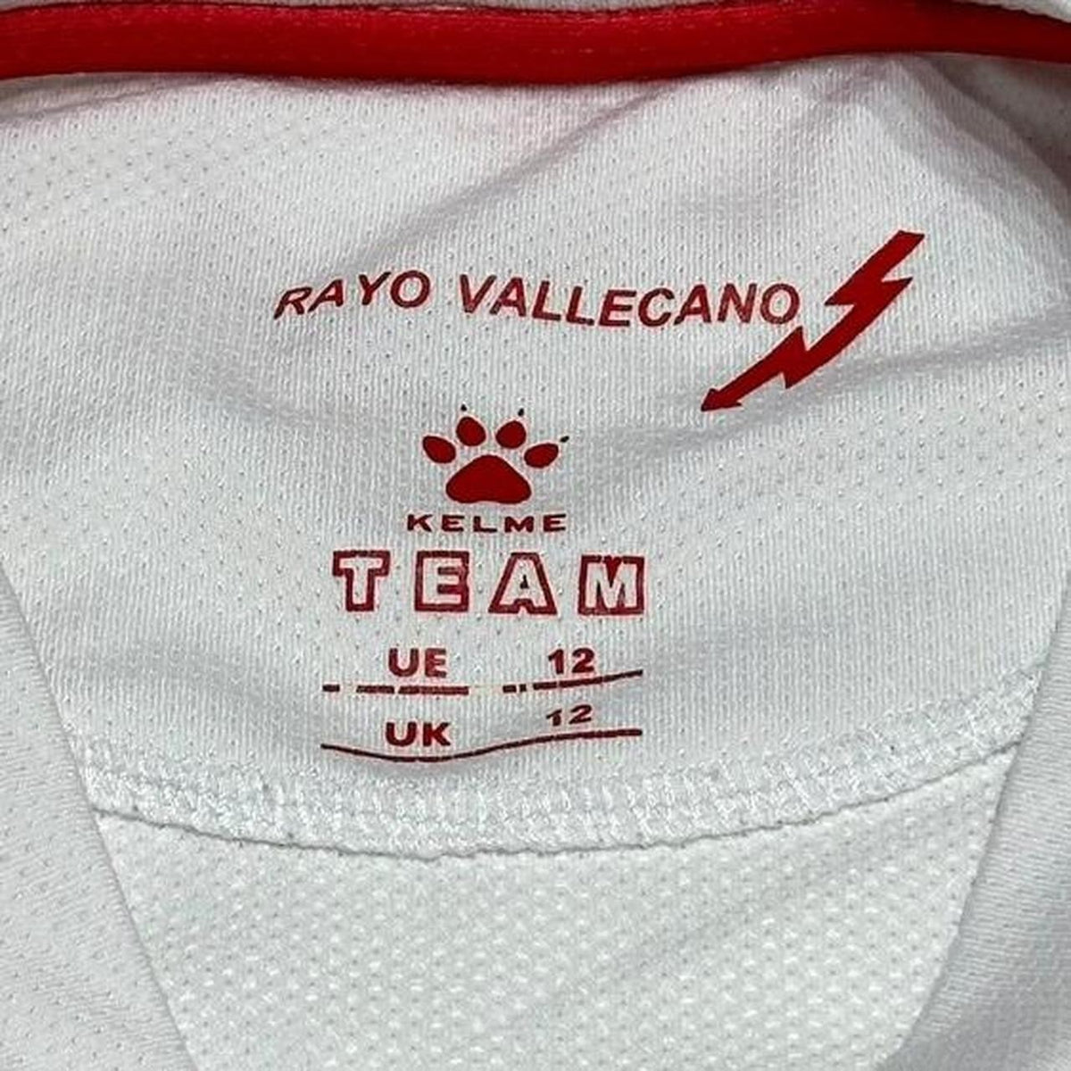 Rayo Vallecano 2016-17 Home Shirt Size 12 Woman’s KELME Football Jersey