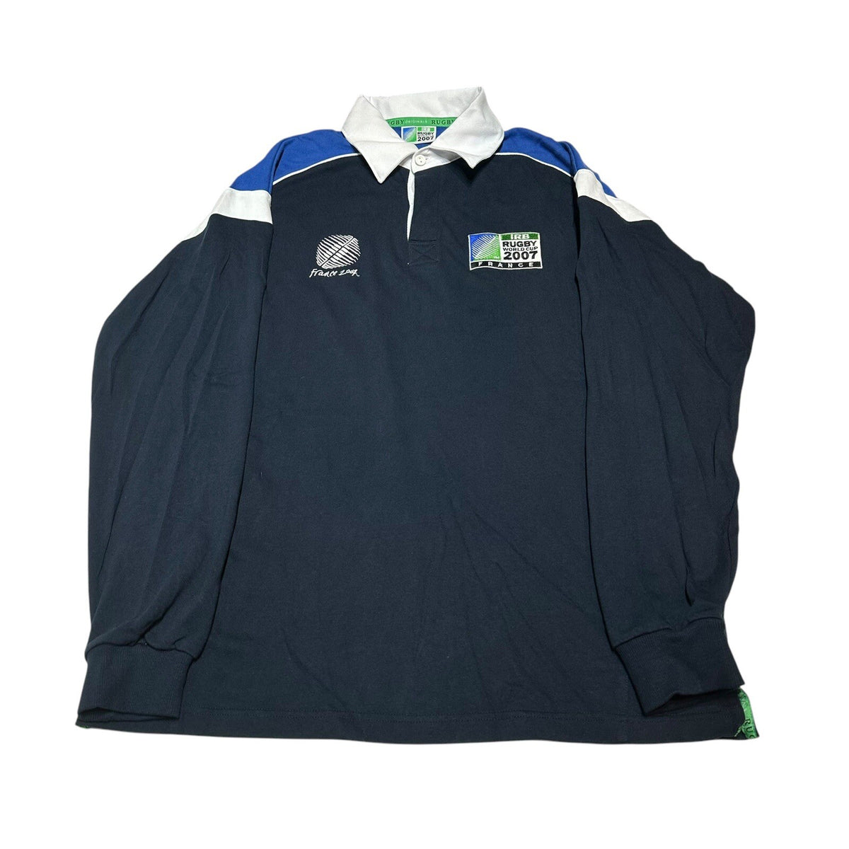 France World Cup Rugby 2007 Longsleeve Jersey IRB Size XL