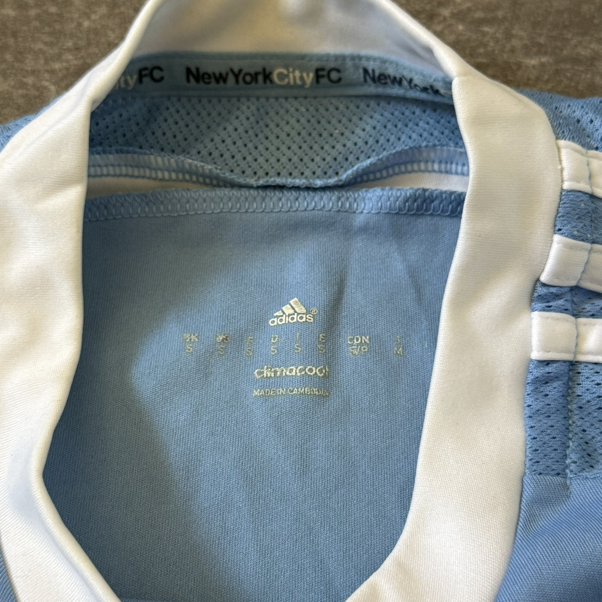 New York City FC Home Shirt 2015/16 NYCFC Soccer Jersey Adidas Men’s Small