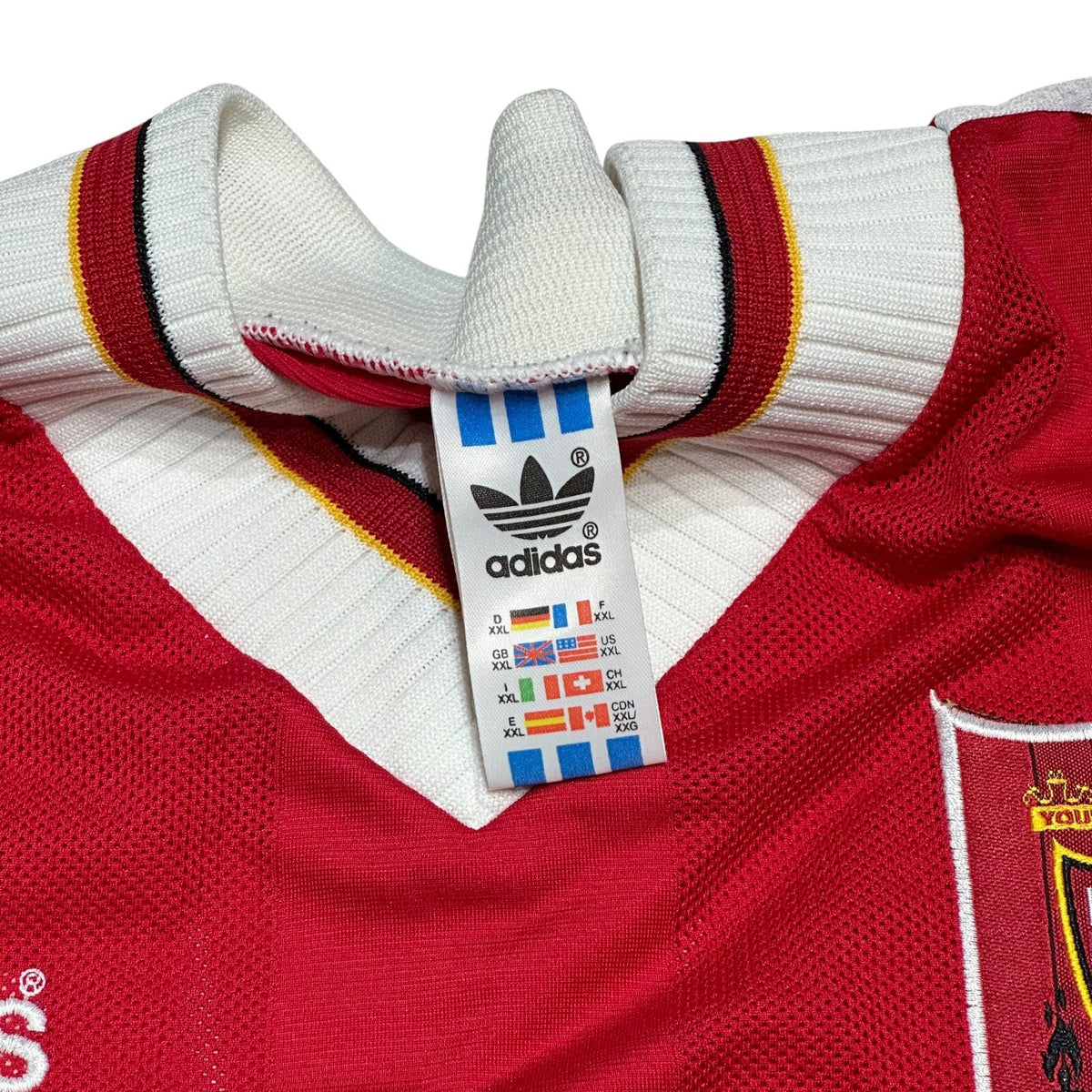 LIVERPOOL 1995/1996 HOME FOOTBALL SHIRT ADIDAS VINTAGE JERSEY SIZE XXL MENS
