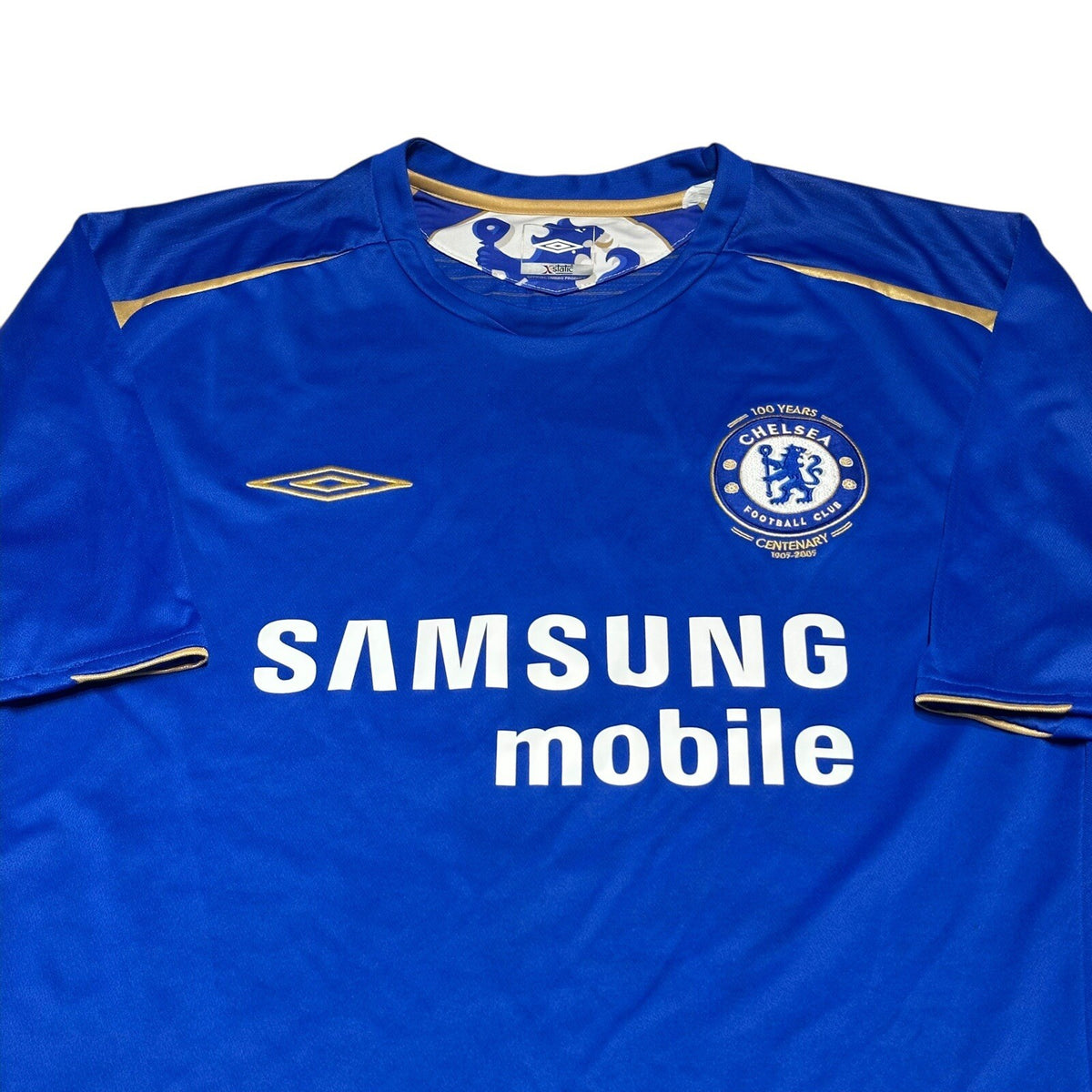 CHELSEA 2005/2006 CENTENARY HOME FOOTBALL SHIRT JERSEY UMBRO SIZE XXL #8 LAMPARD