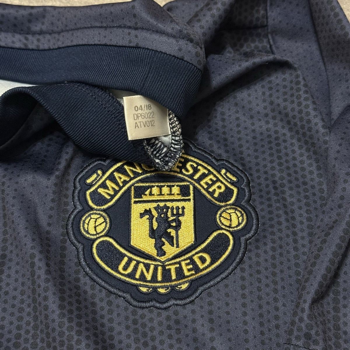Manchester United Shirt Blue Third Kit 2018 2019 Adidas Jersey Size Small