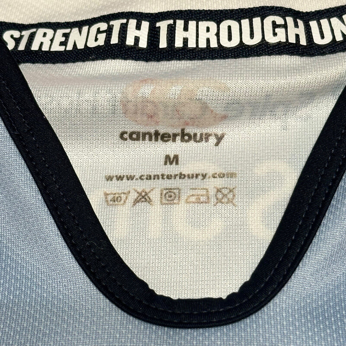 CARDIFF BLUES WALES RUGBY UNION SHIRT JERSEY CANTERBURY MEDIUM M