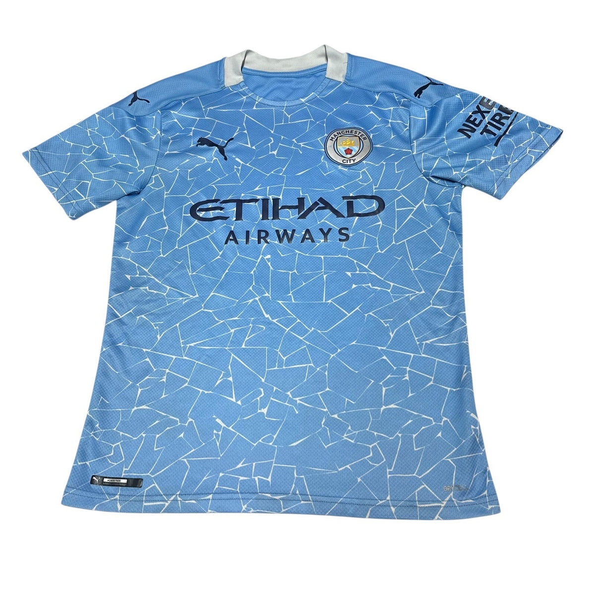 Manchester City Football Shirt 2020-2021 Home Puma Etihad Size Small