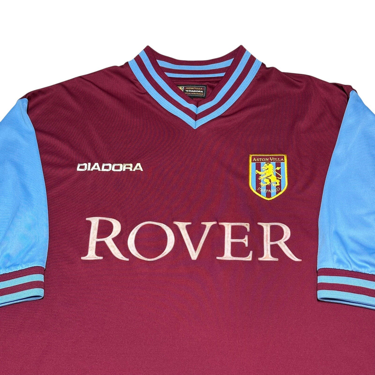 Aston Villa football shirt 2002 - 2003 Soccer Jersey Vintage Home SIze 46/48"