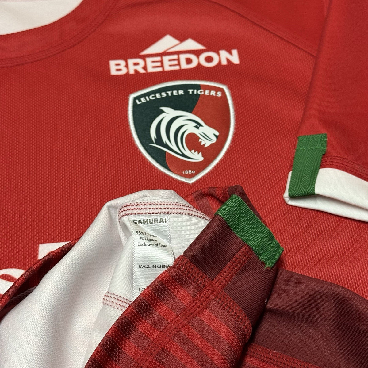 Leicester Tigers Jersey 2022/2023 Rugby Shirt Authentic Samurai Size Mens 3XL