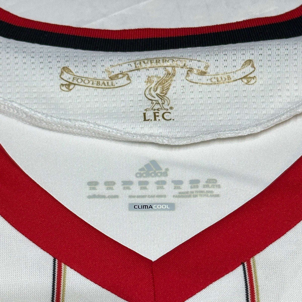 Original Authentic Adidas Liverpool 2010/2011 Away Shirt 2XL Mens