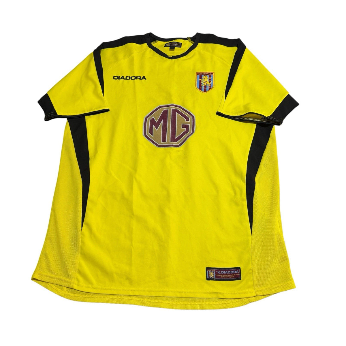 Aston Villa 2003-2004 Away Football Shirt Small Adults Diadora Soccer Jersey