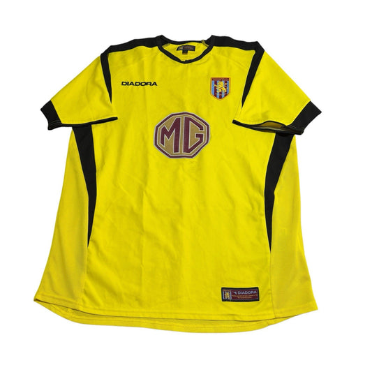 Aston Villa 2003-2004 Away Football Shirt Small Adults Diadora Soccer Jersey