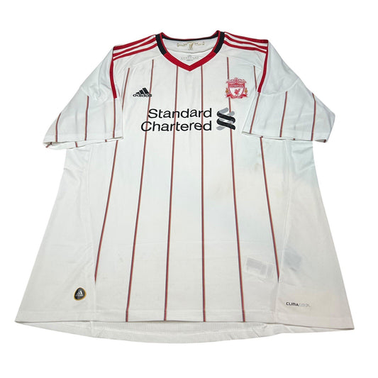 Original Authentic Adidas Liverpool 2010/2011 Away Shirt 2XL Mens