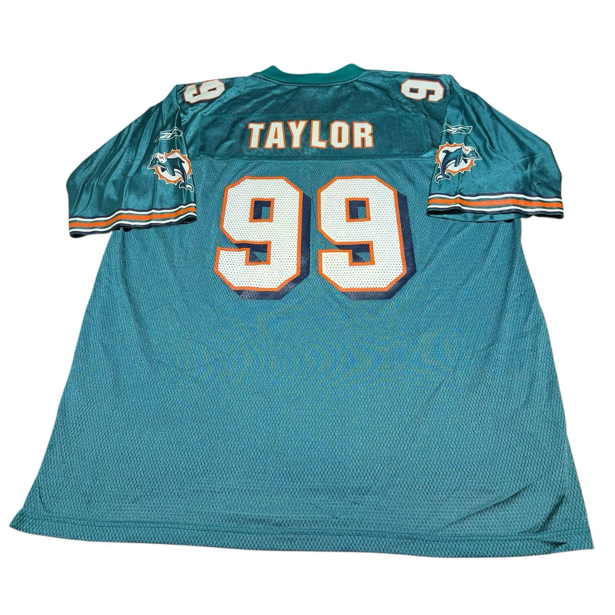Reebok NFL Players Miami Dolphins Jason Taylor Jersey Shirt Size XL