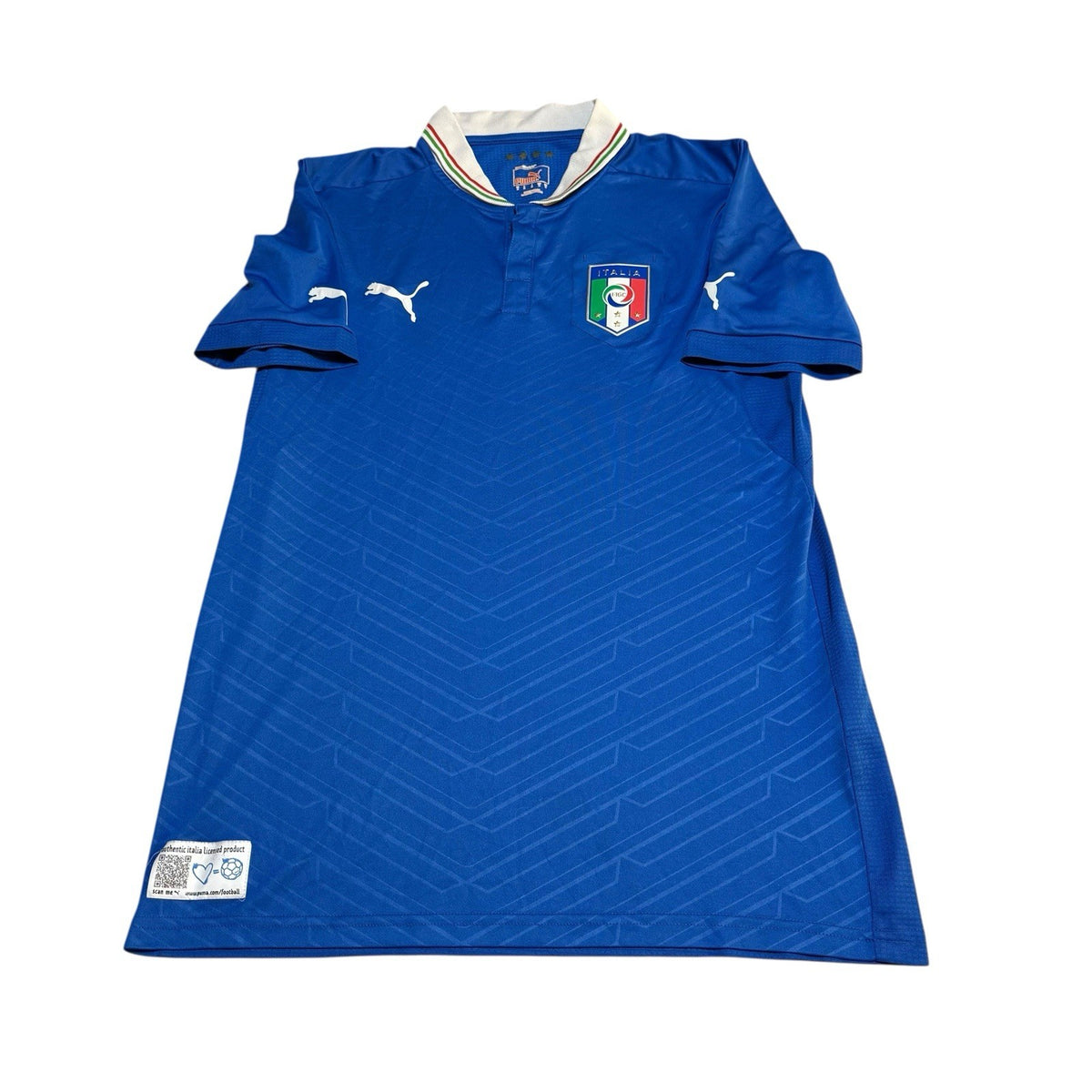 Italy Home Football Shirt 2012-13 Vintage Soccer Jersey Size Medium M