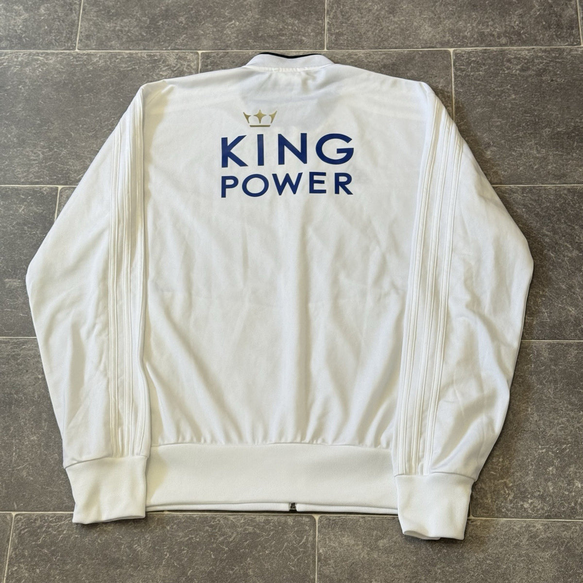Leicester City Football Jersey Tracksuit Top 2018 Adidas Zip Mens Adult Medium