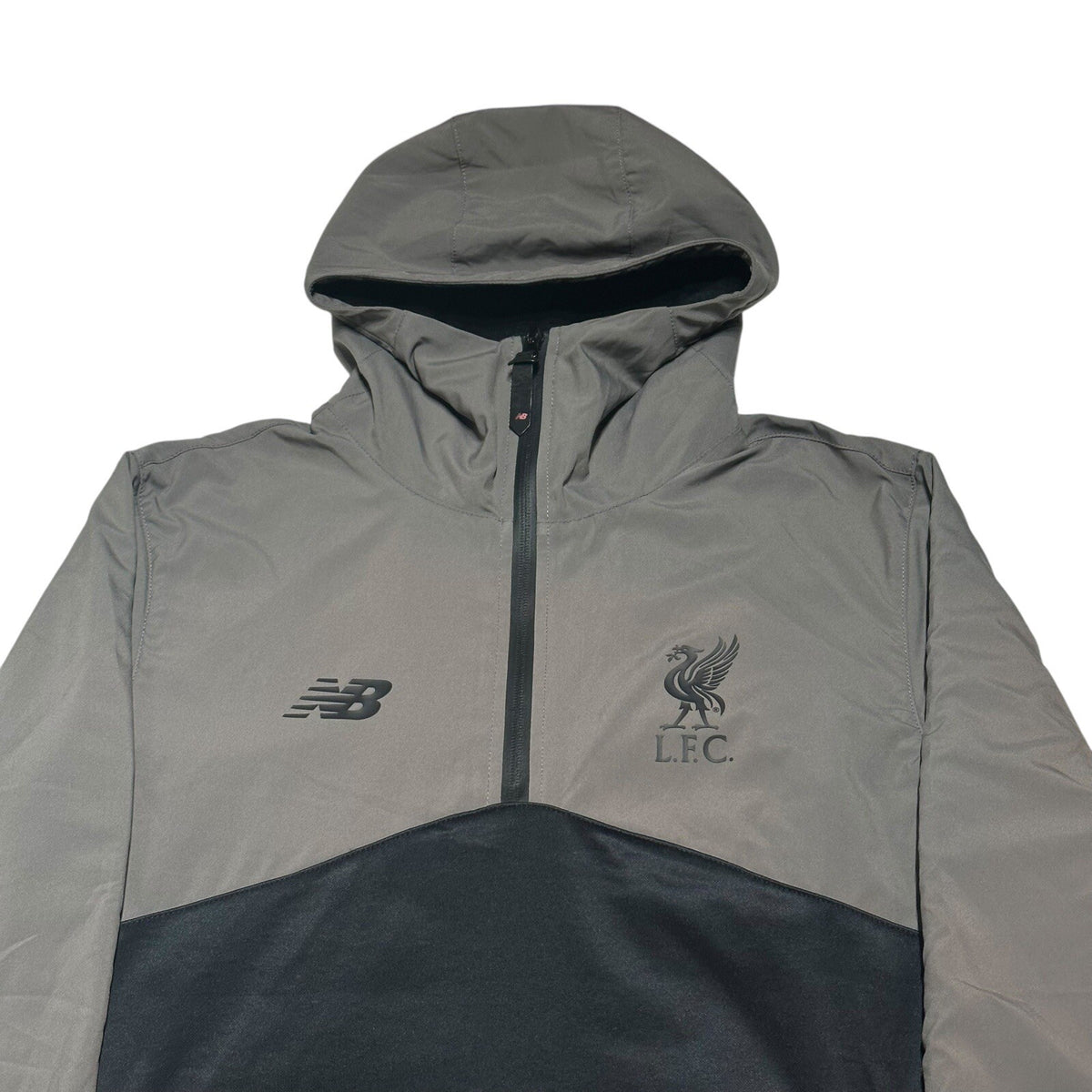 New Balance Liverpool Hooded Track Top Jersey  Jumper Size Small