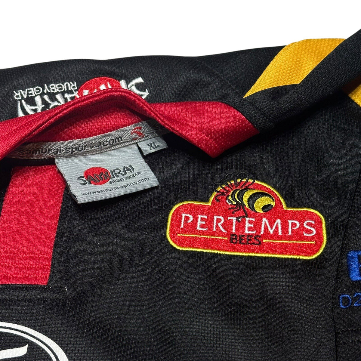 Pertemp Bees Jersey Rugby Union Samurai Authentic Shirt Size Adult XL