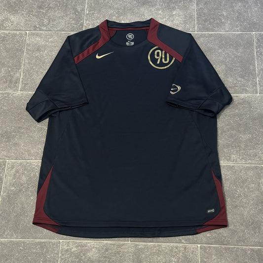 Vintage Nike Total 90 Soccer Jersey T-Shirt Y2K Big Logo Size Large Adults