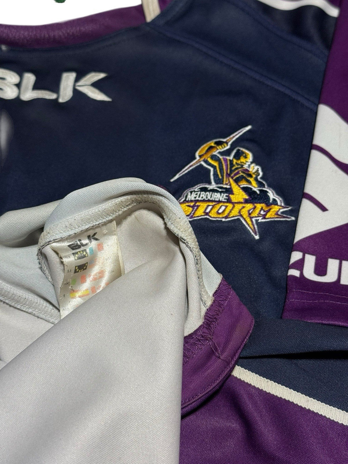 Melbourne Storm NRL Authentics Jersey Size XXL | BLK