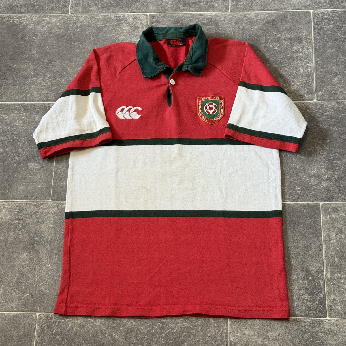 Petersfield Rugby Shirt Canterbury Jersey Vintage Size XS/Small