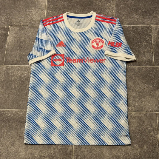 Original Manchester United Away Shirt 2021 / 2022 Medium Adults