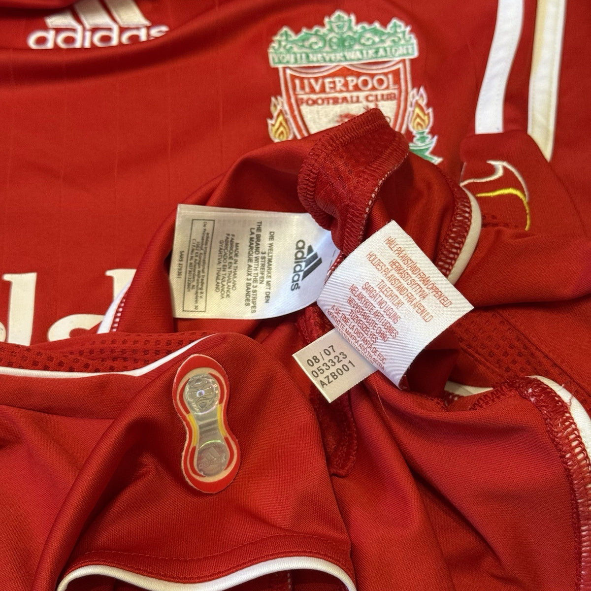 LIVERPOOL FOOTBALL SHIRT ADIDAS 2006/2007 SIZE 30-32” (XS Adult Youth L)