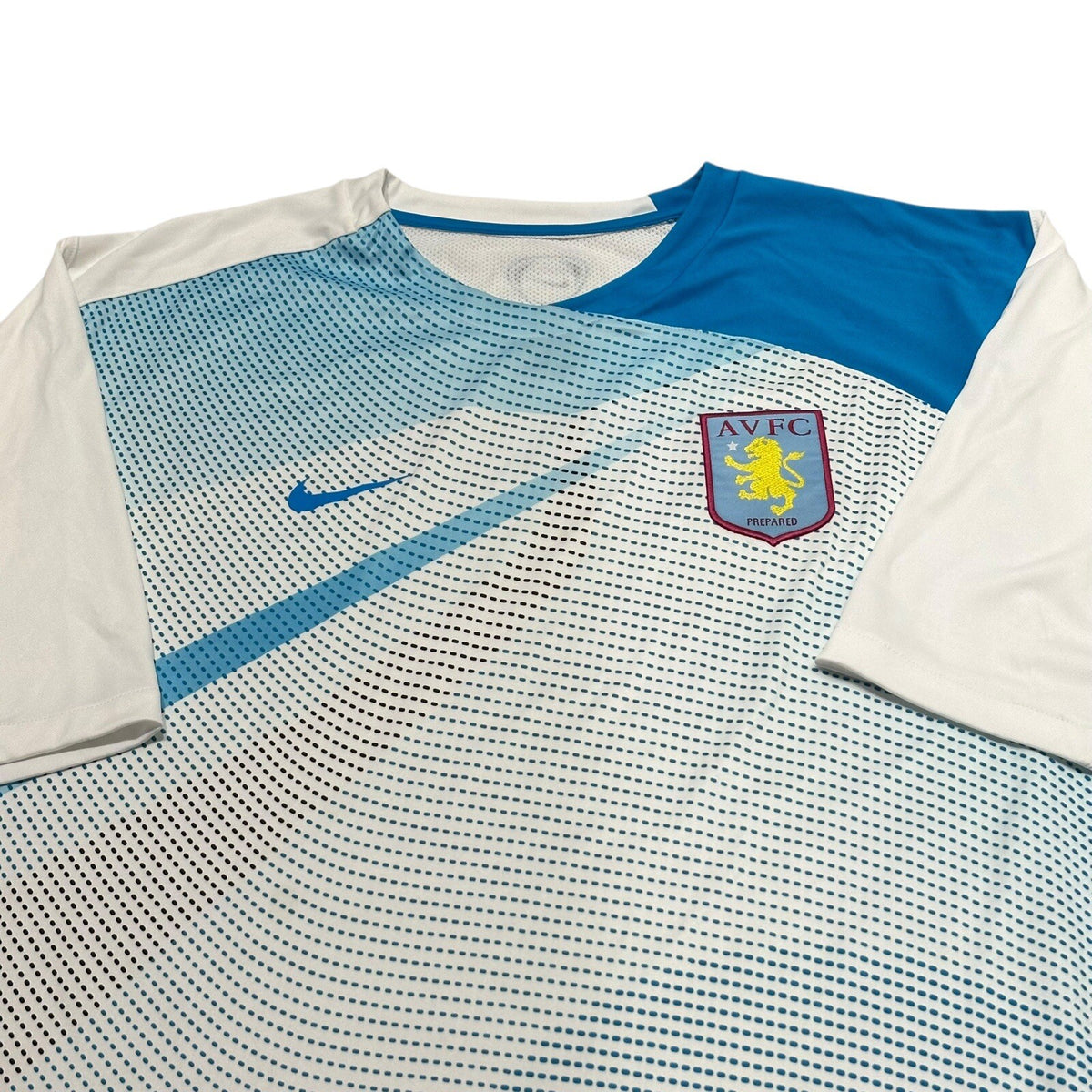 ASTON VILLA 2008/2009 TRAINING FOOTBALL SHIRT SOCCER JERSEY NIKE TOTAL 90 XXL