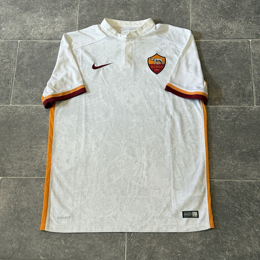 AS ROMA ITALY 2015/2016 AWAY FOOTBALL SHIRT NIKE SIZE MEDIUM ADULT