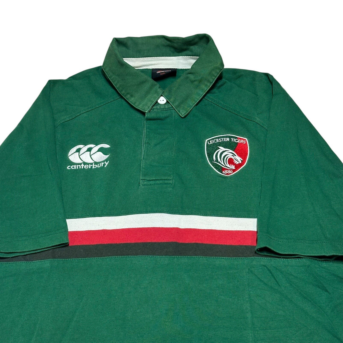 Leicester Tigers 2013 2014 Home Rugby Union Shirt Canterbury Size L