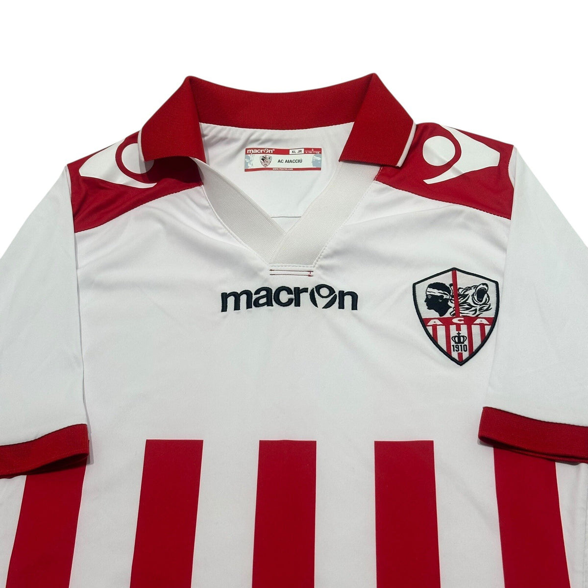 AC Ajaccio Official Macron 2014-2015 Away Football Shirt Adult Small Jnr XL