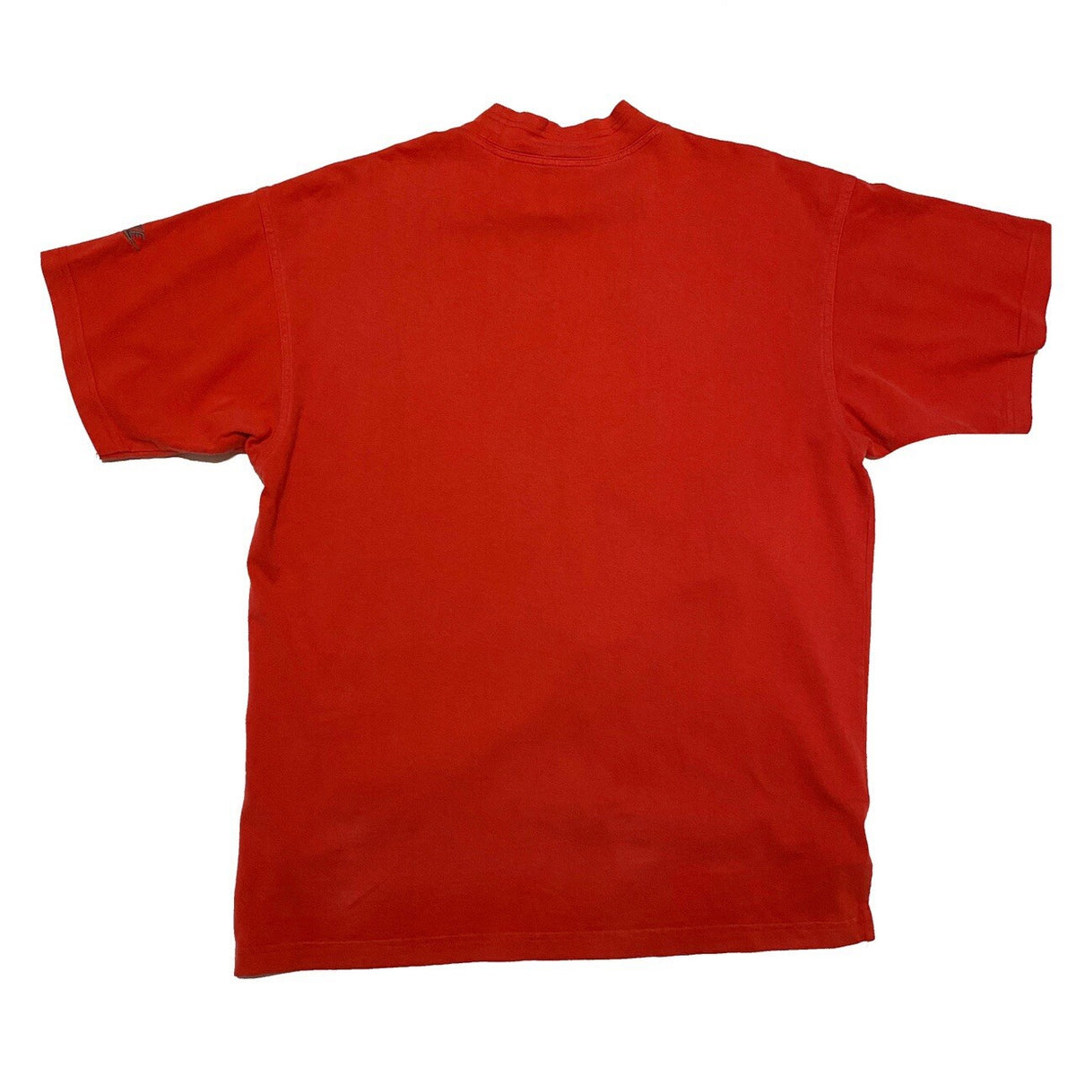 Vintage Nike Jordan T Shirt 23 Motif Jordan Mini Swoosh In Red / grey 1992