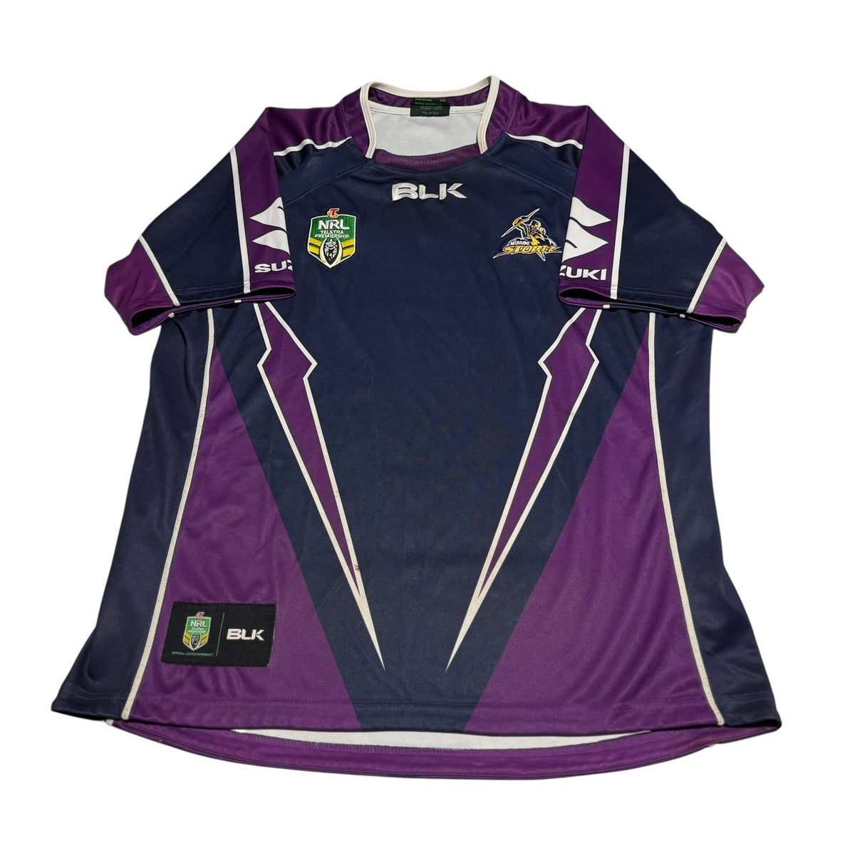 Melbourne Storm NRL Authentics Jersey Size XXL | BLK