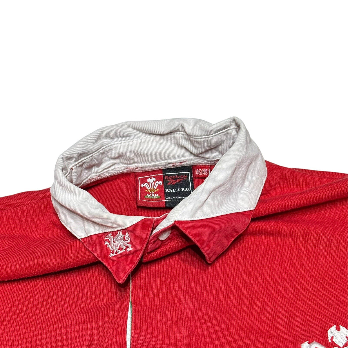 Reebok Wales Rugby Shirt Longsleeve Vintage 1998/1999 Jersey Size XXL 46"/48"