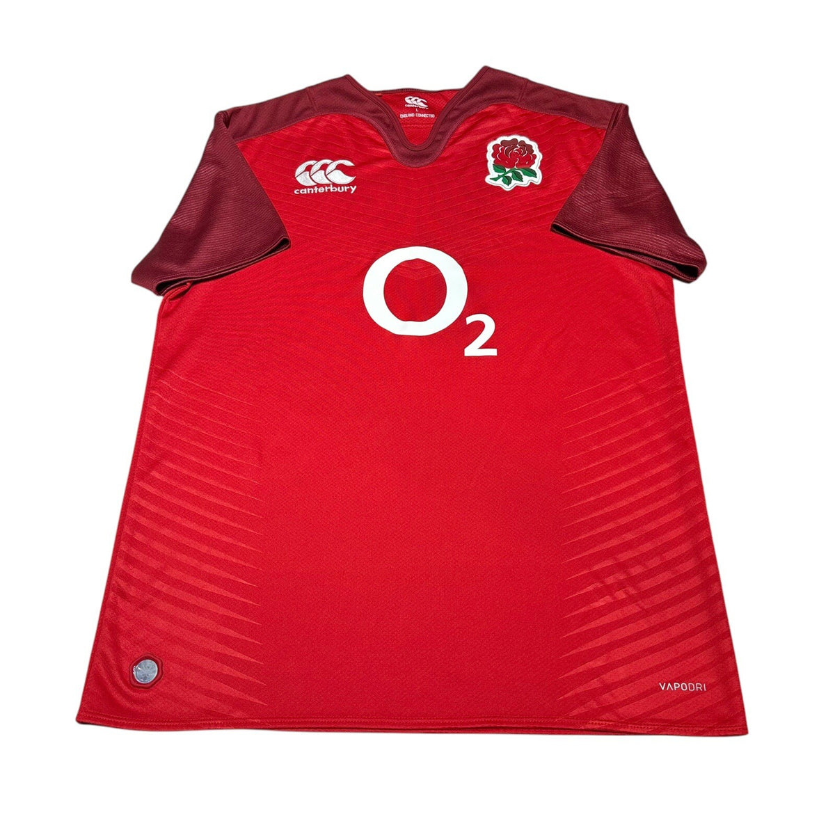 Canterbury England Rugby Shirt Size Large 2015 Away Jersey Vapodri Adult
