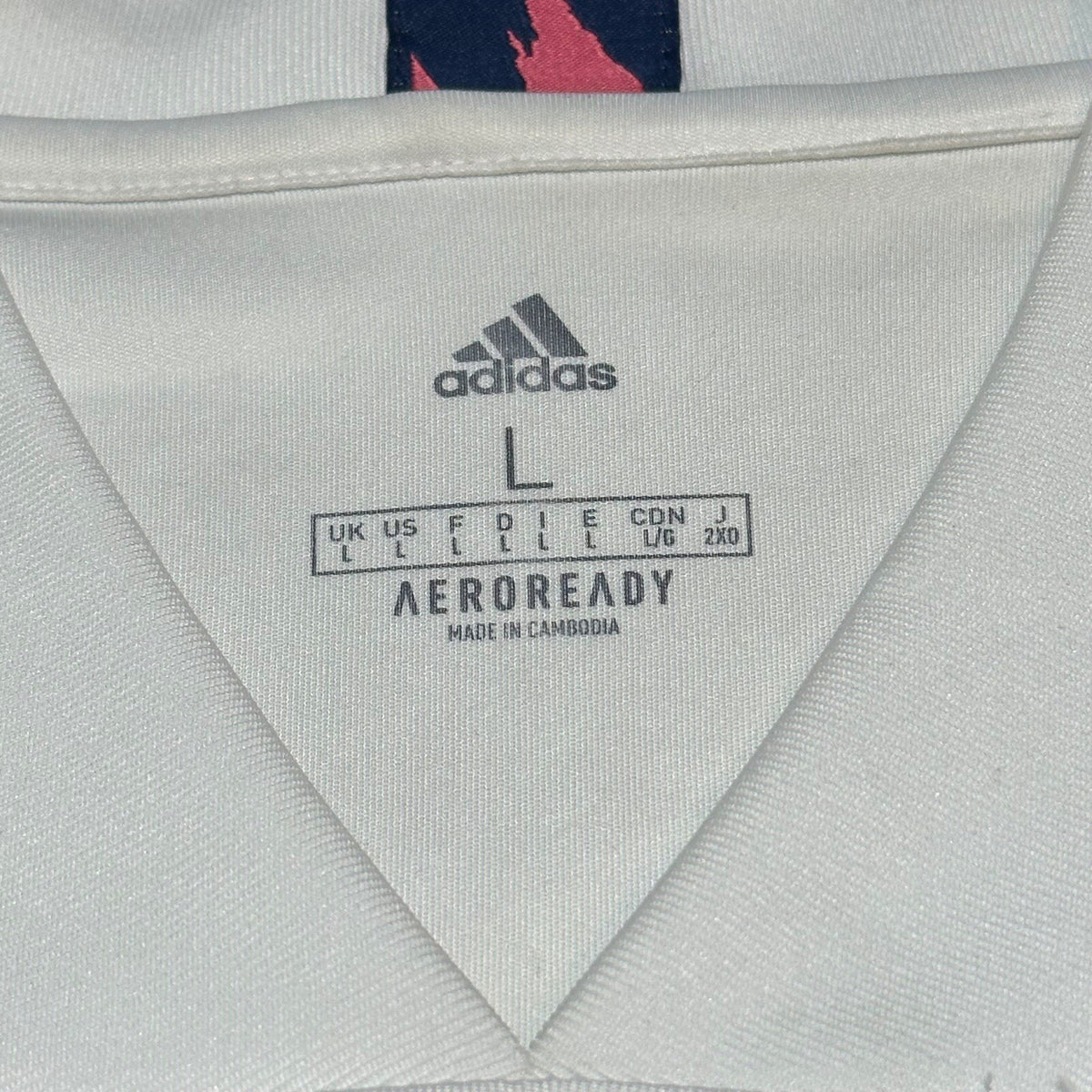 REAL MADRID 2020/2021 HOME SHIRT FOOTBALL ADIDAS SOCCER JERSEY SIZE L ADULT