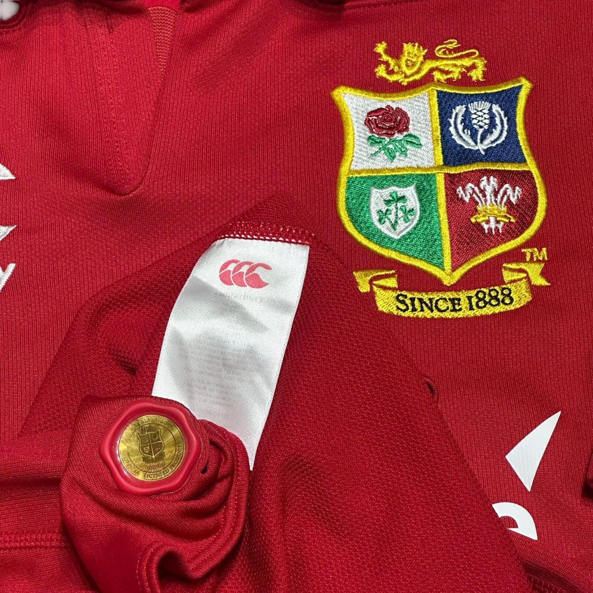 British & Irish Lions 2017 Rugby Union Shirt Size Medium Jersey