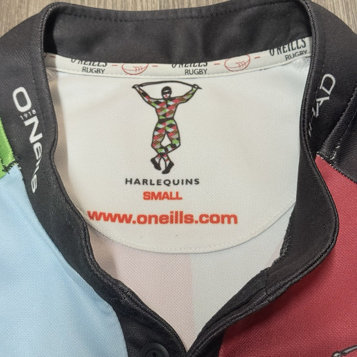HARLEQUINS 2011 2012 O'Neills Rugby Union Home Shirt UK Size Small