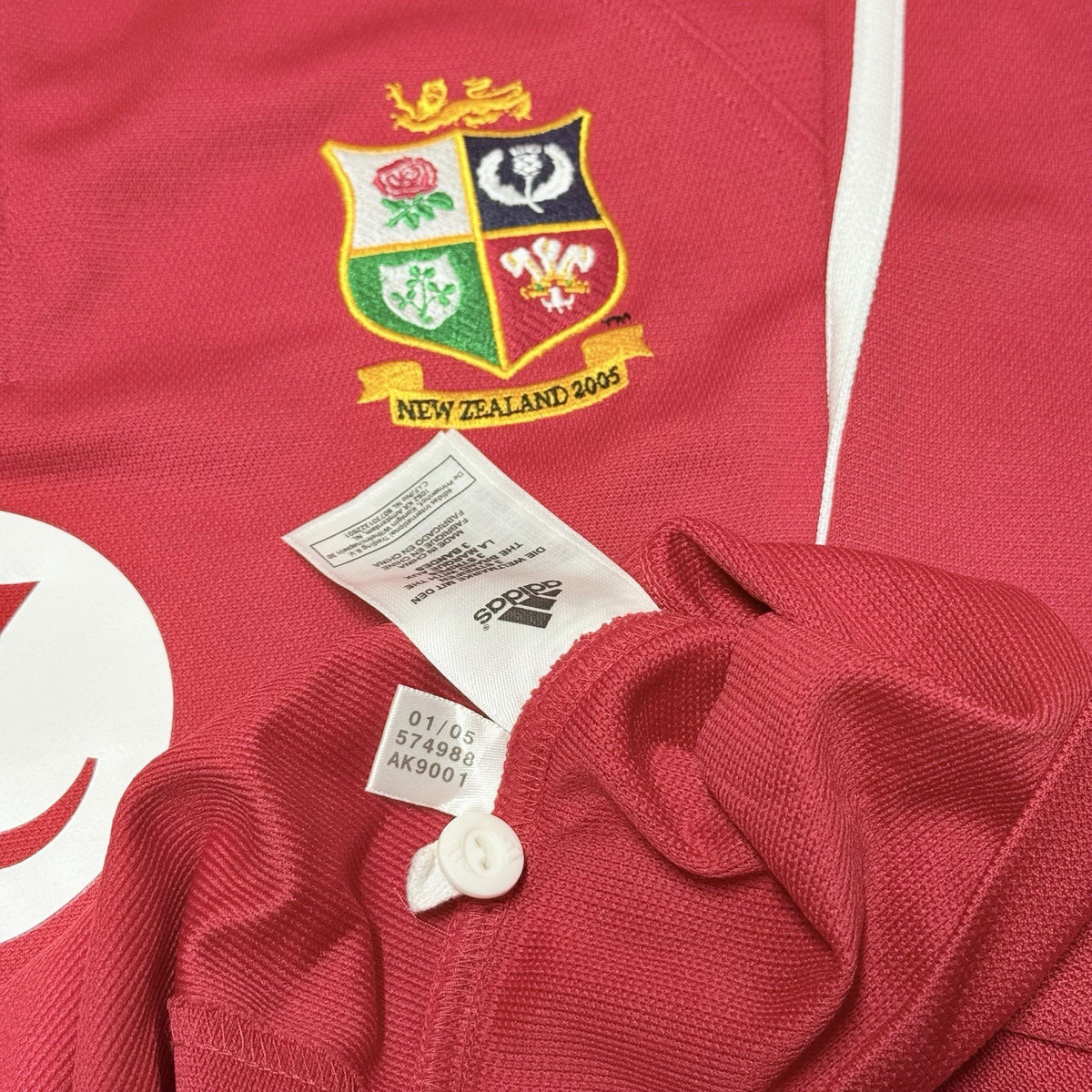 British Irish Lions 2005 New Zealand Tour Edition Rugby Shirt Jersey Large L