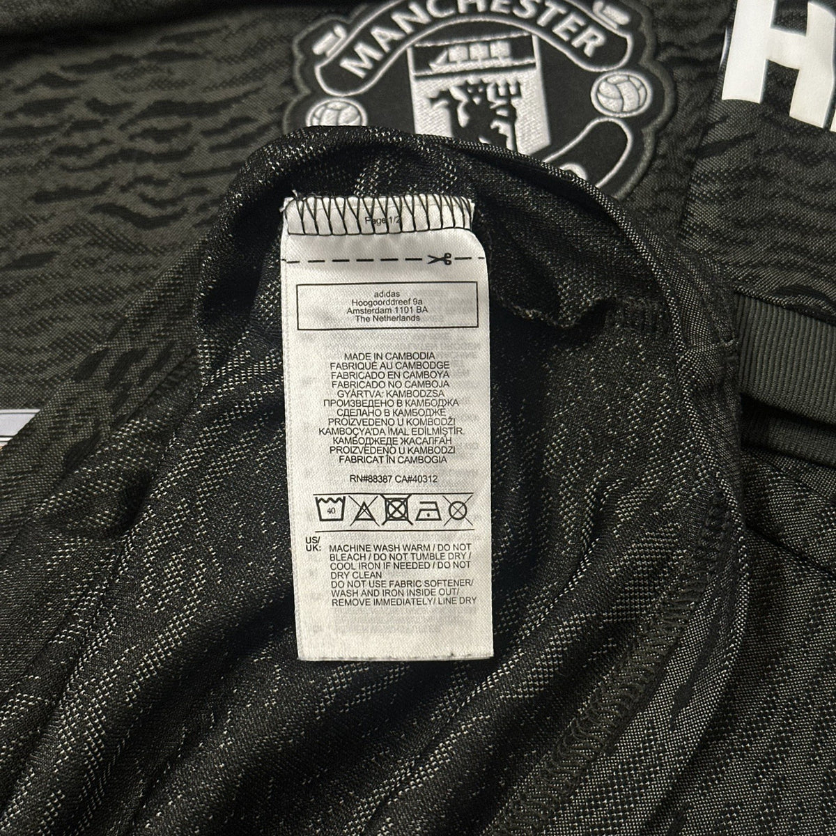 Manchester United Shirt Medium Away Kit 2020 2021 Adidas Soccer Jersey