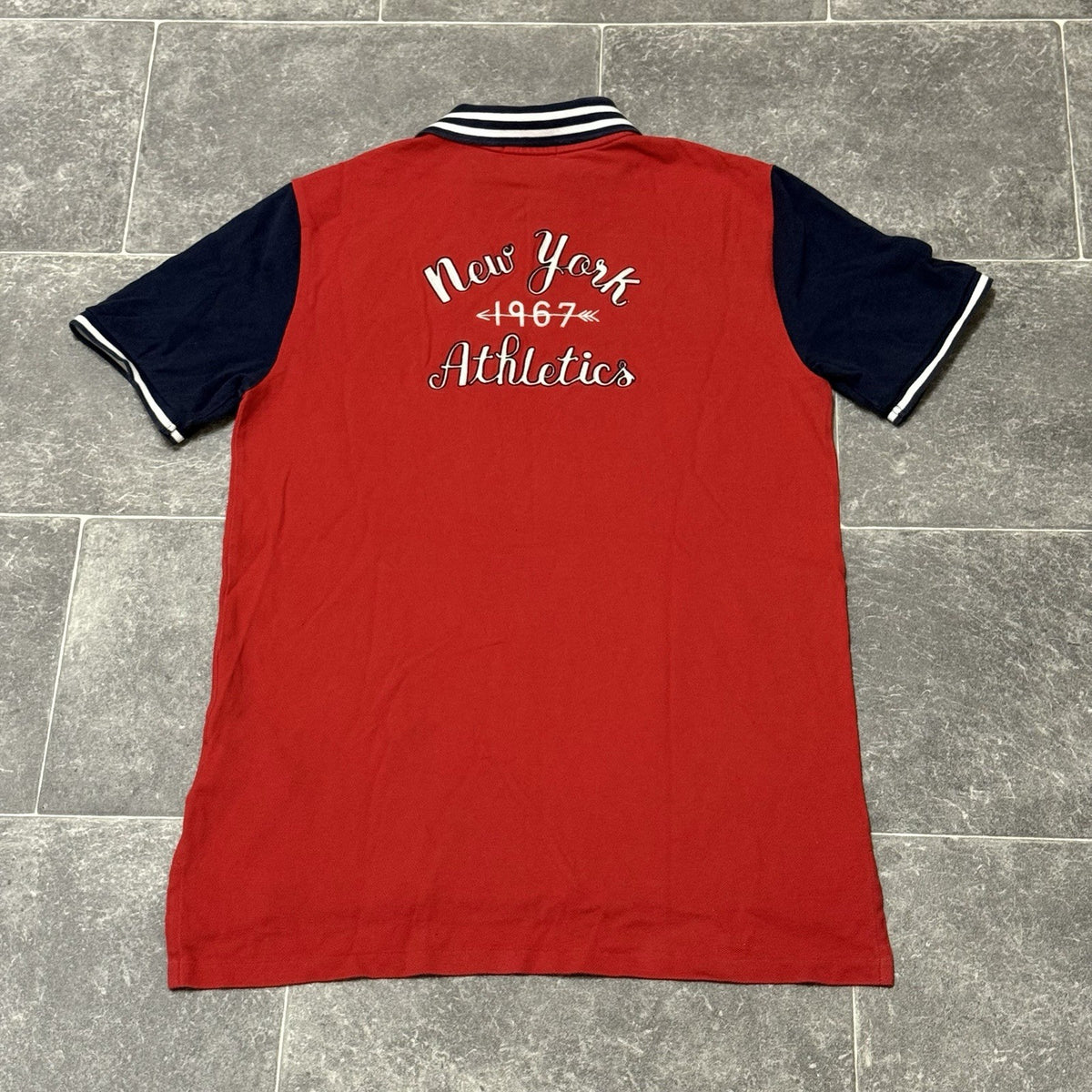 Ralph Lauren Polo Shirt XL 18-20 (Adult S/M) Spellout logo Rugby