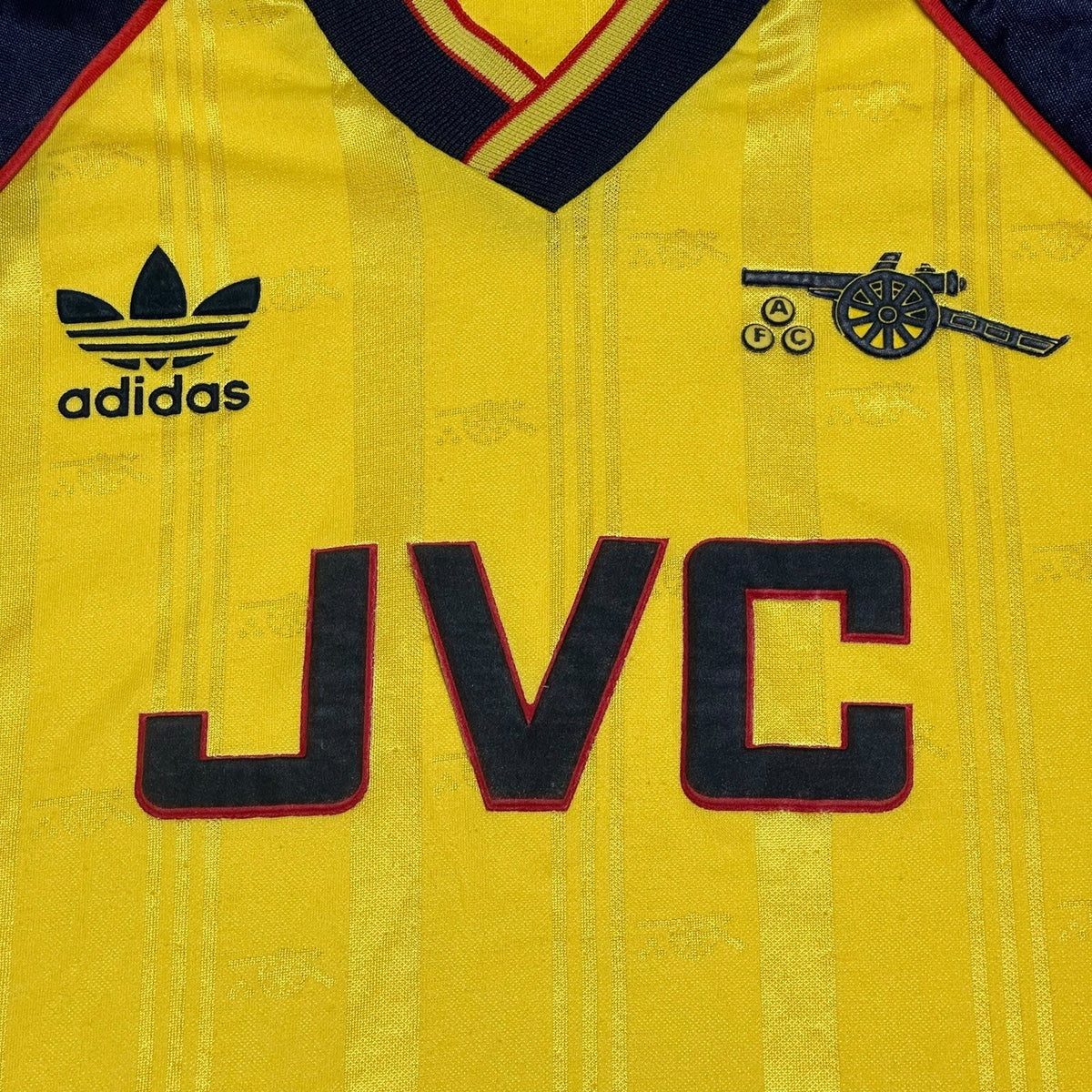 Arsenal 1988 - 1991 Adidas Away Shirt Small JVC Vintage Original