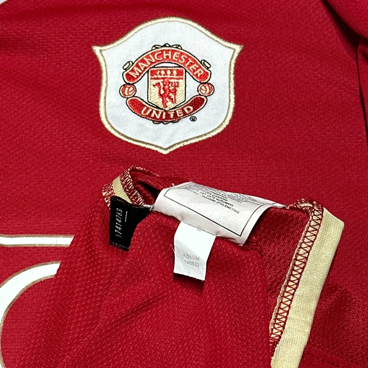 Manchester United Home Shirt 2006 2007 S/M Woman’s Nike Football Jersey