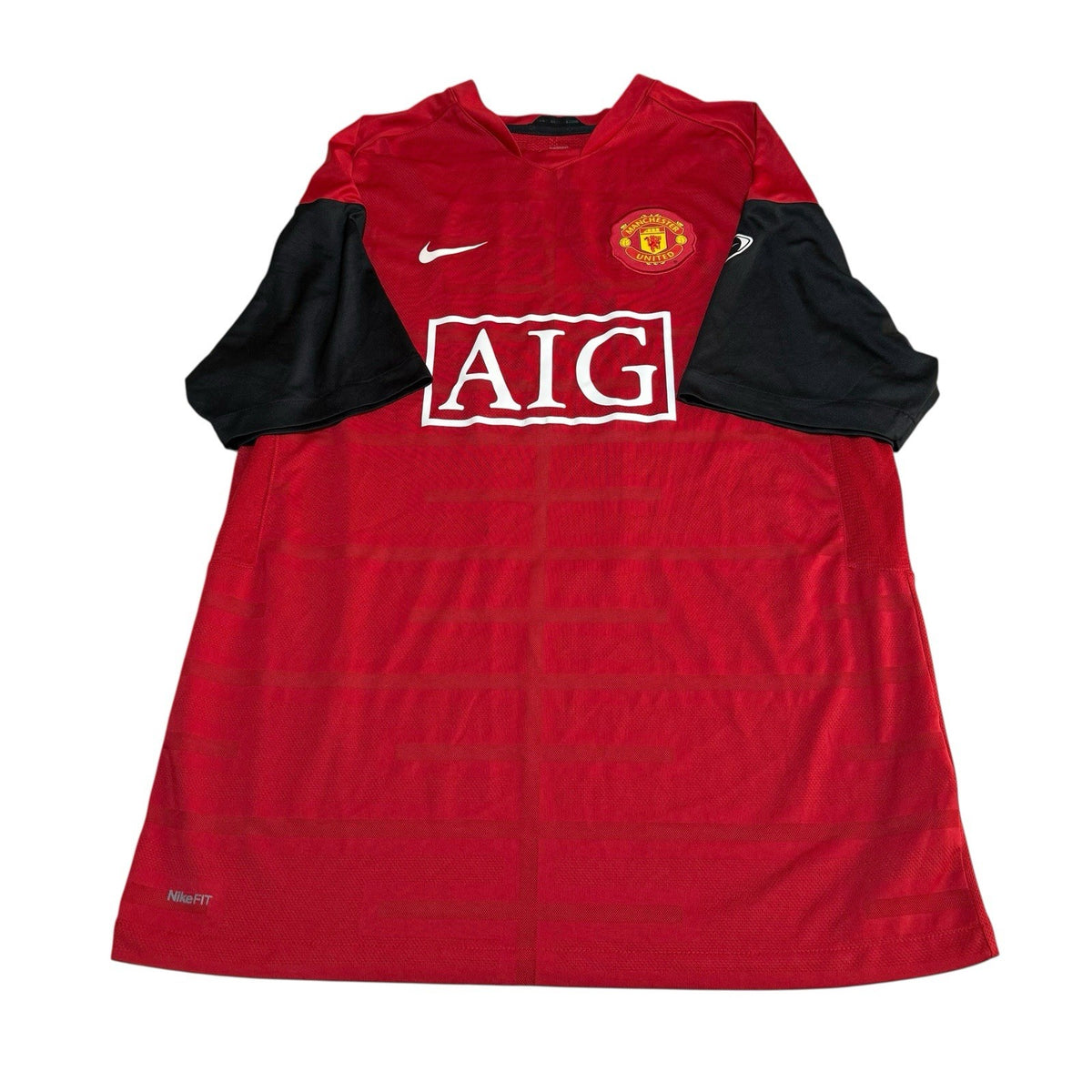 MANCHESTER UNITED 2009/2010 FOOTBALL SHIRT NIKE TRAINING SOCCER JERSEY LARGE